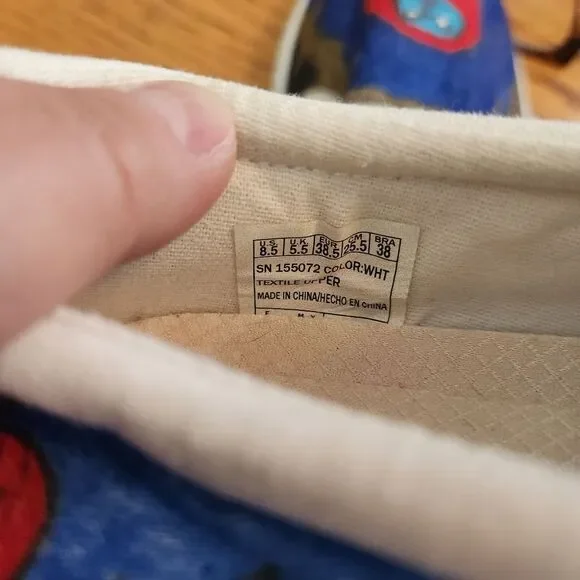 Sketchers Memory Foam Slip On Sneakers with Nightmare Before Christmas Size 8.5 - Picture 9 of 9